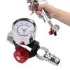 0-140psi/0-10bar Paint Spray Gun Air Regulator with G14in Thread, Spray Paint Air Pressure Regulator, Pressure Adjusting Valve Gauge