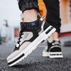 Herren Neue leichte atmungsaktive Leder Freizeitschuhe Laufschuhe Mode Heißer Verkauf Vielseitige rutschfeste Plateauschuhe Trainer
