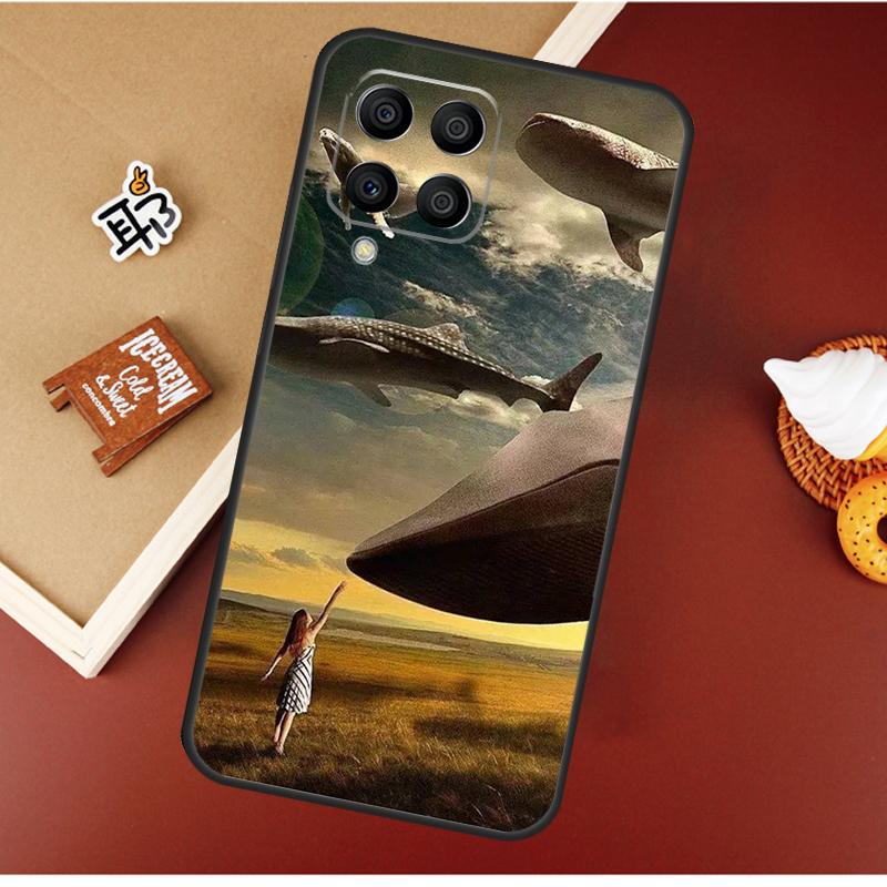 Flying Whale Magical Case For Samsung Galaxy M16 M36 M56 M06 M52 M32 M12 M54 M34 M14 M35 M55 M15 M11 M31 M13 M53