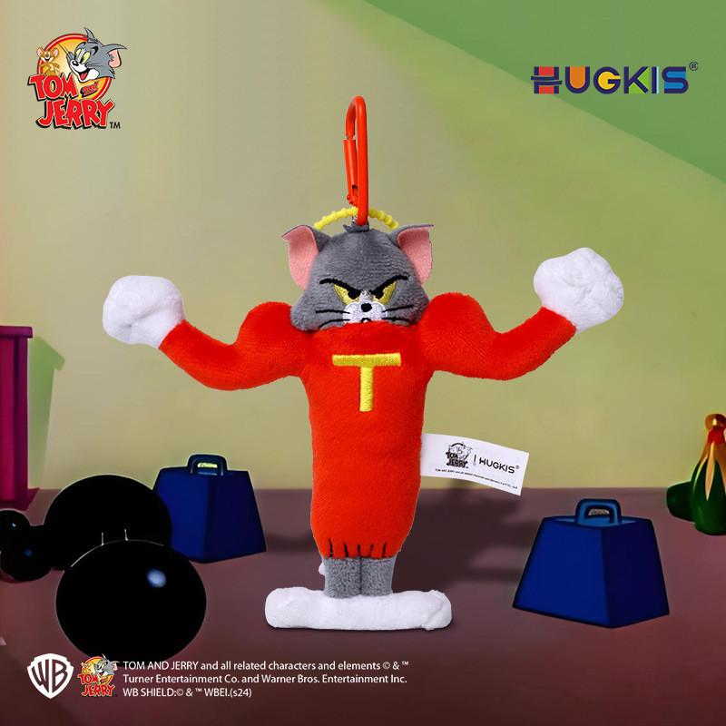 Jerry And Tom Tom Cat Plush Toy Pendant Keyring With Embroidery Design Gift For