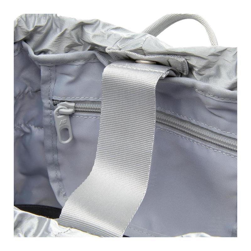 New Balance Nylon Backpack Unisex Silver New Balance NBGCEF70491