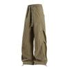 Spring and Autumn Tooling Pants Men's Loose Straight Wide Leg Paratrooper Charge Pants Casual Versatile Couple Pants
