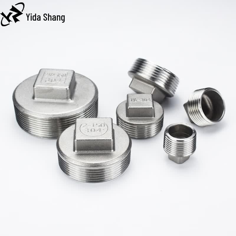 Yidashang 201 Stainless Steel Square Head Male Thread Plug