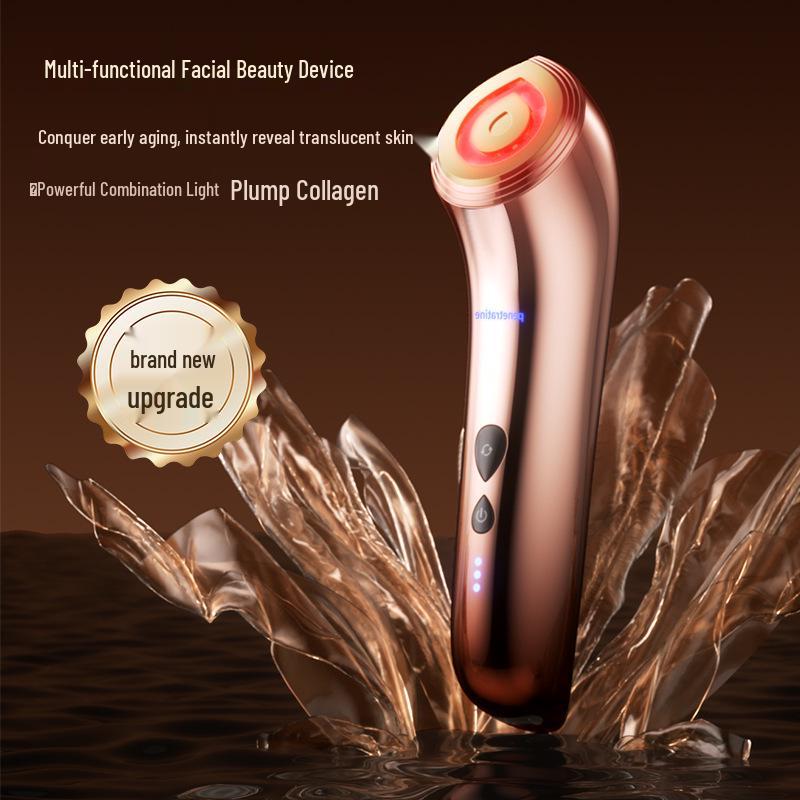 Cross-Border Facial EMS Device: Lifting, Massage & Microcurrent Skin Firming Tool English Packaging золотой