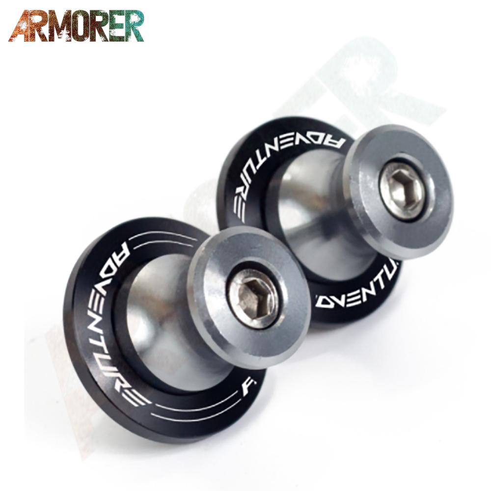 

Мотоциклетные маятниковые катушки 10 мм, винты для подставки, алюминиевые аксессуары для KTM 1050 1090 1190 ADVENTURE 1290 SUPER ADVENTURE ADVENTURE Silver