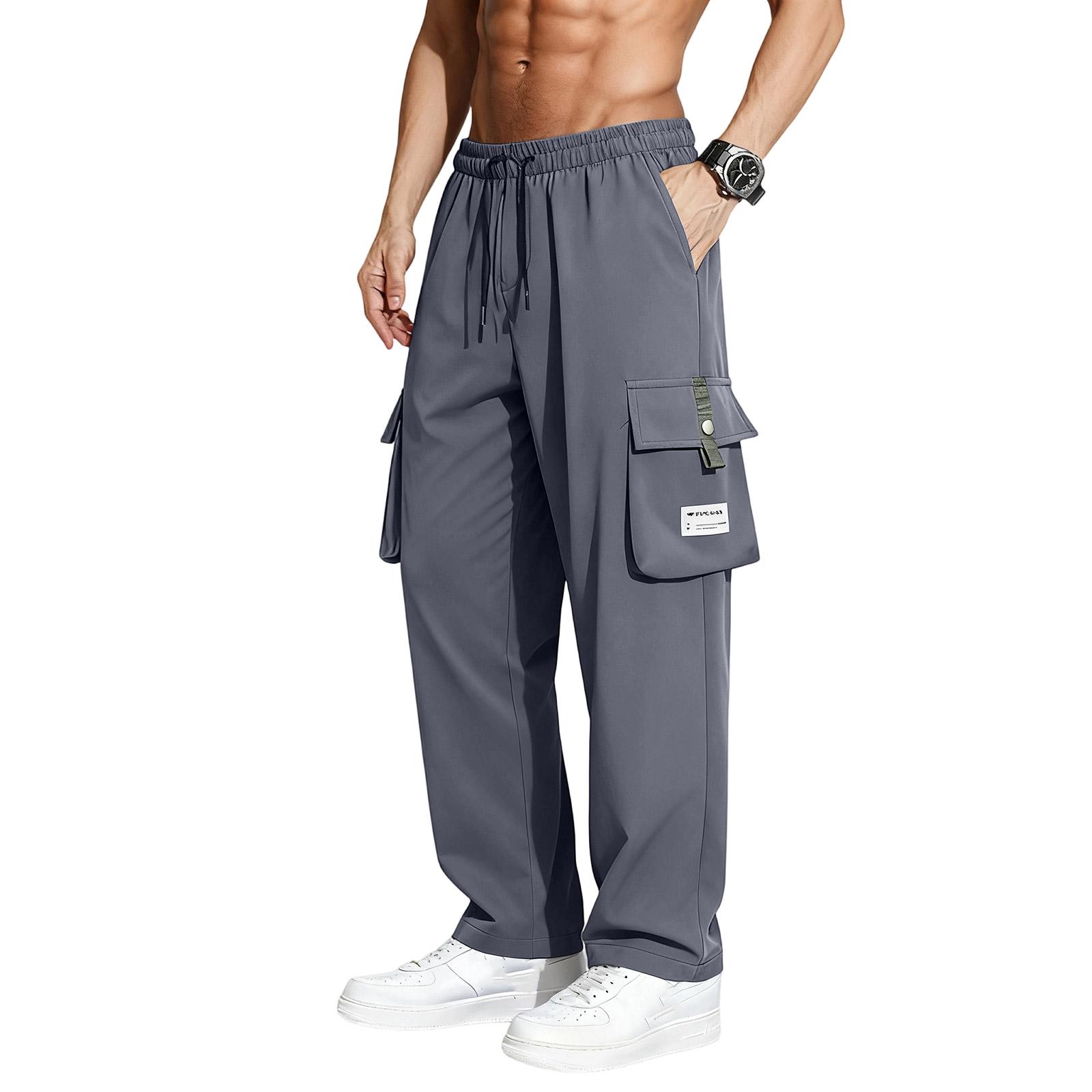 

Men s Outdoor Sports Straight Cylinder Workwear Trousers XL