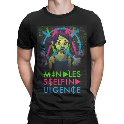 Camisetas Estampadas de Algodón Puro Mindless Self Indulgence para Hombre y Mujer Ropa Atuendos