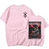 Japanisches Anime Berserk Guts Grafik-T-Shirt Swordsman Gatsu Sacrifice Zodd Fight Sommer-T-Shirts für Herren und Damen, Baumwolle, Gothic-T-Shirts, Streetwear