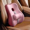 Lumbar Support Cushion Memory Foam Back Support Chair Lumbar Cushion with Adjustable Slider for Office Chair Computer Desk Chair