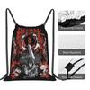 Custom B-Berserkes Drawstring Backpack Women Men Gym Sport Sackpack Foldable Supernatural Shopping Bag Sack