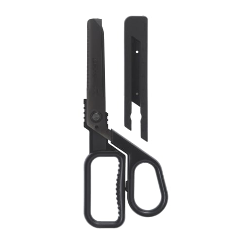 Raymay Fujii Cardboard Cutter, ZACCC, Titanium Coated Blade, All Black, SH1358B