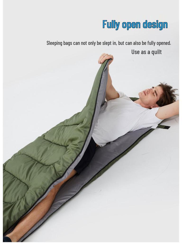 Emergency Relief Sleeping Bag - Thickened, Warm, Portable for Adults, Spring/Autumn Use
