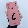 Lucky Initial Letter Phone Case For Xiaomi Mi A2 (Mi 6X) Casing Full Protect Camera Lens Shockproof TPU Soft Matte Cover Bumper