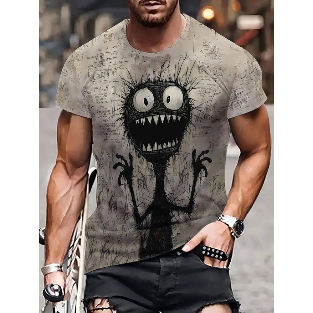 3D funny and fun short sleeved T-shirt