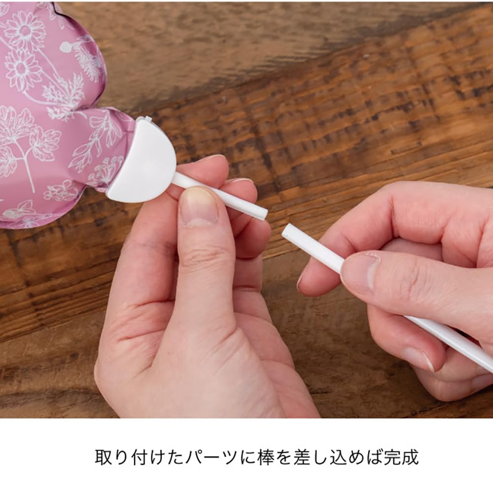 Heads Balloon W140 X D80 X H140 Length 10 HEADS Picks, (Total 660mm), Large, Yellow, Birthday, BLN-FPL2