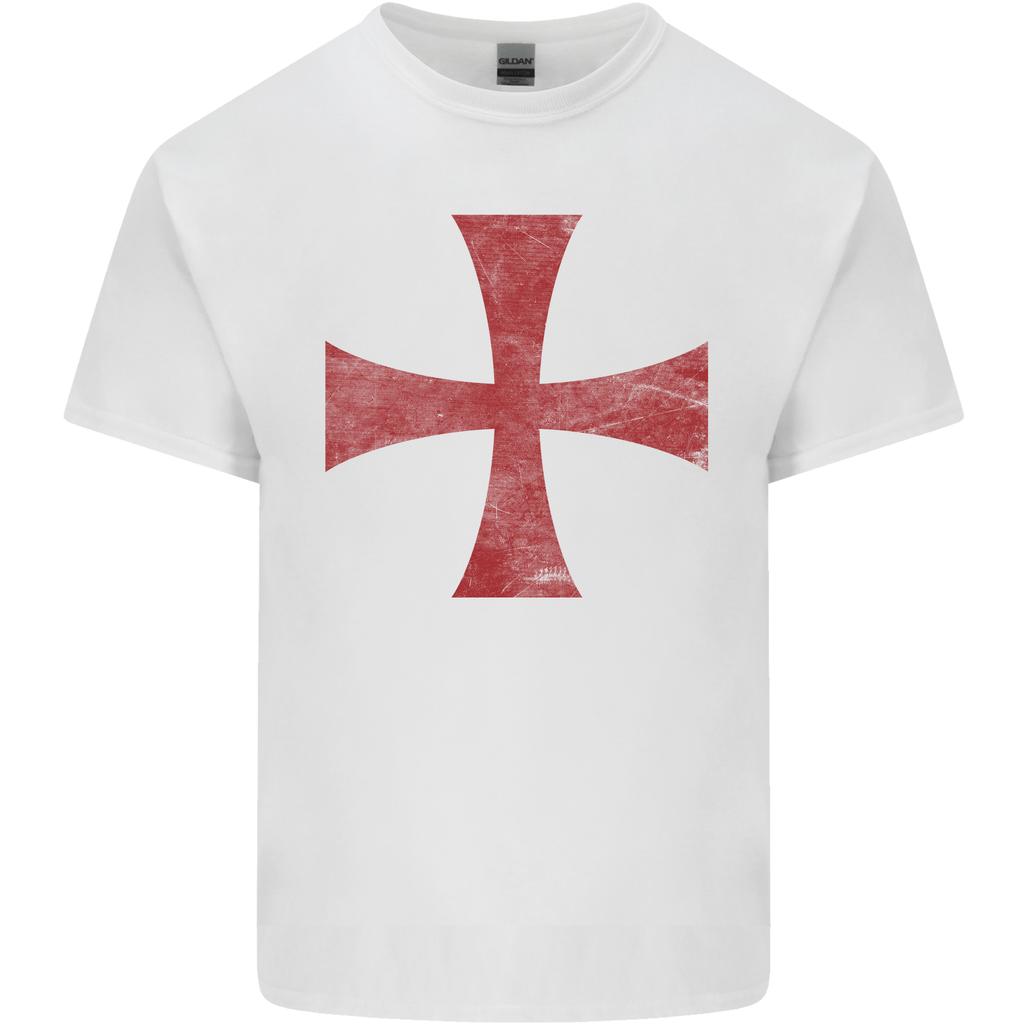 Knights Templar Cross Fancy Dress Outfit Unisexs Light Cotton TShirt