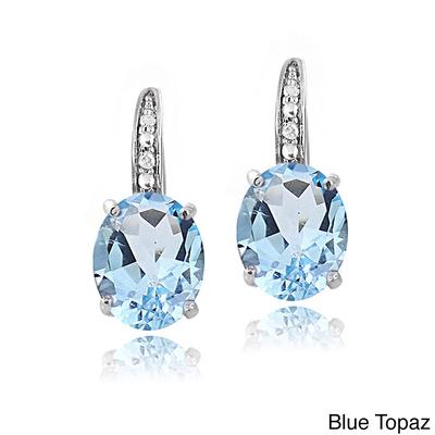Fashion Earrings Aaa Zircon Ear Buckles, Goose Egg-Shaped Multi-Colored Jewelry