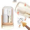 Vertical Drying Rack 7 in 1 Bottle Brush Kit Foldable Baby Bottle Cleaner  Travel Use