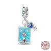 Authentic Original 100% Copper Metal Card Star Robot Beaded Death Demon Eye Charm Bead Components Compatible With Bracelet High Quality Fine Jewelry