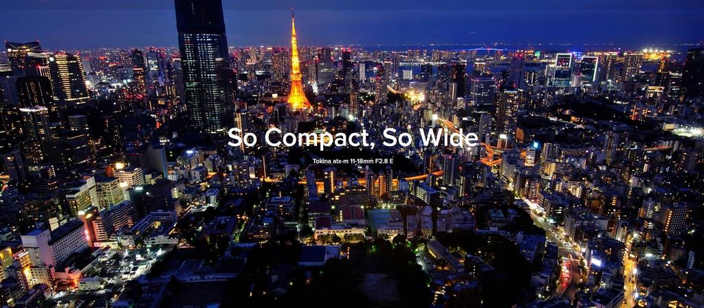 Tokina zoom lens WE E White Edition for Sony E format compatible 641323 wide-angle atx-m 11-18mm F2.8 APS-C