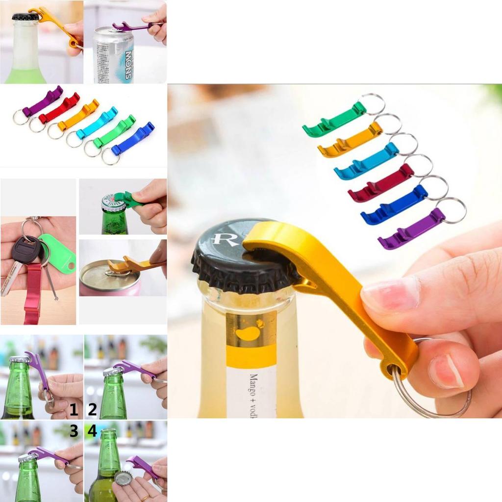 Robuster Flaschenöffner aus Aluminiumlegierung für Bars und Partys, farbenfrohes kreatives Geschenk