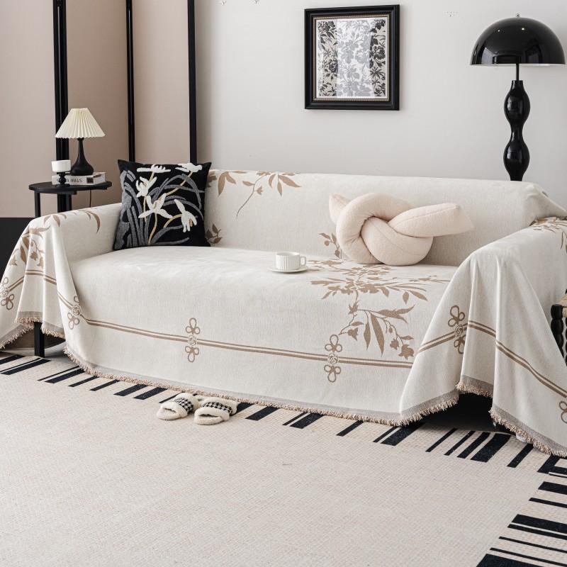 

Полотенце для дивана из синели, универсальный универсальный чехол для дивана Four Seasons, пылезащитный чехол, цельный чехол для дивана, тканевая подушка 180*130cm