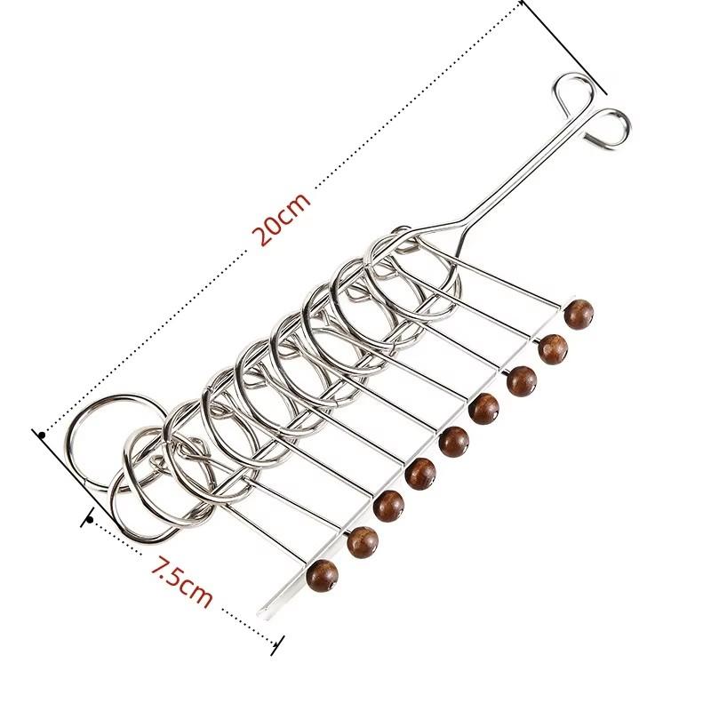 Metal Unlock Ring Puzzle Set Nine Chain Buckle Game Toy Stress Relief Toy Ring Buckle Chinese Cultural Decoration Buckle