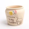 Retro Luxury Ceramic Cactus Planter Pot Floor Modern Home Use Tabletop Vintage Succulent Flower Stand Eco-Friendly