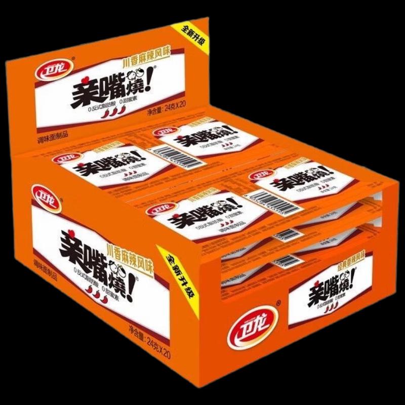 Weilong Qin Zui Shao Sichuan Spicy Gluten Strips