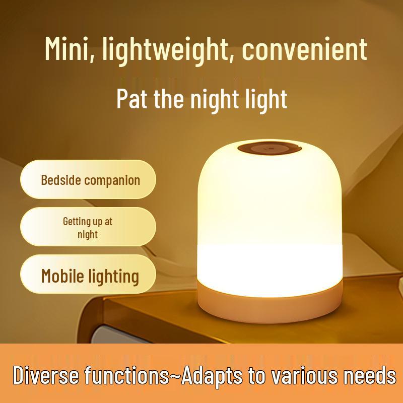 Rechargeable Bedside Night Lamp for Baby Feeding and Eye Protection