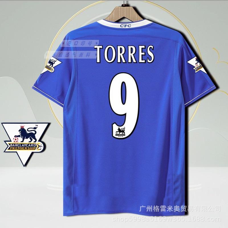 Retro Jersey Chelsea Series Jersey Long Short Sleeve Explosive Star Collection 8 Lampard 9 Torres Football Jersey