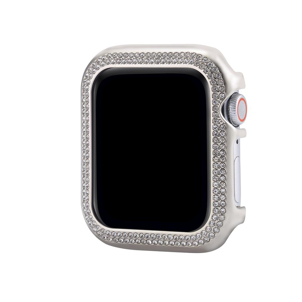 Metal Bumper Diamond Case for Apple Watch Protective Cover 40MM 44MM Frame for iWatch 4 5 6 SE 7 8 9 41MM 45MM Watch Cover