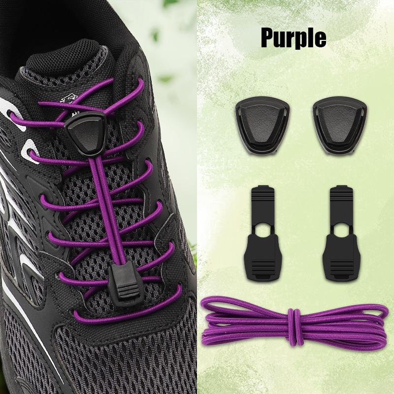 1 Pair Stopper for Elastic Rope Fastener for Kids Adult Triangle Plastic Cord Lock No Tie Shoelaces Buckle Lazy Sneaker Laces