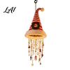 Warm LED String Lights Christmas Hat Hanging Lantern Glowing Santa Cap Decorative Light with Durable Fabric Holiday Decor And Pendants Pendant