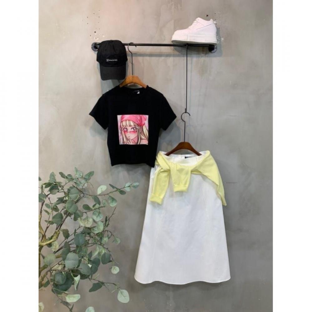 C S In The Room Cropped ShorT Sleeve T ShirT 2 ColorS