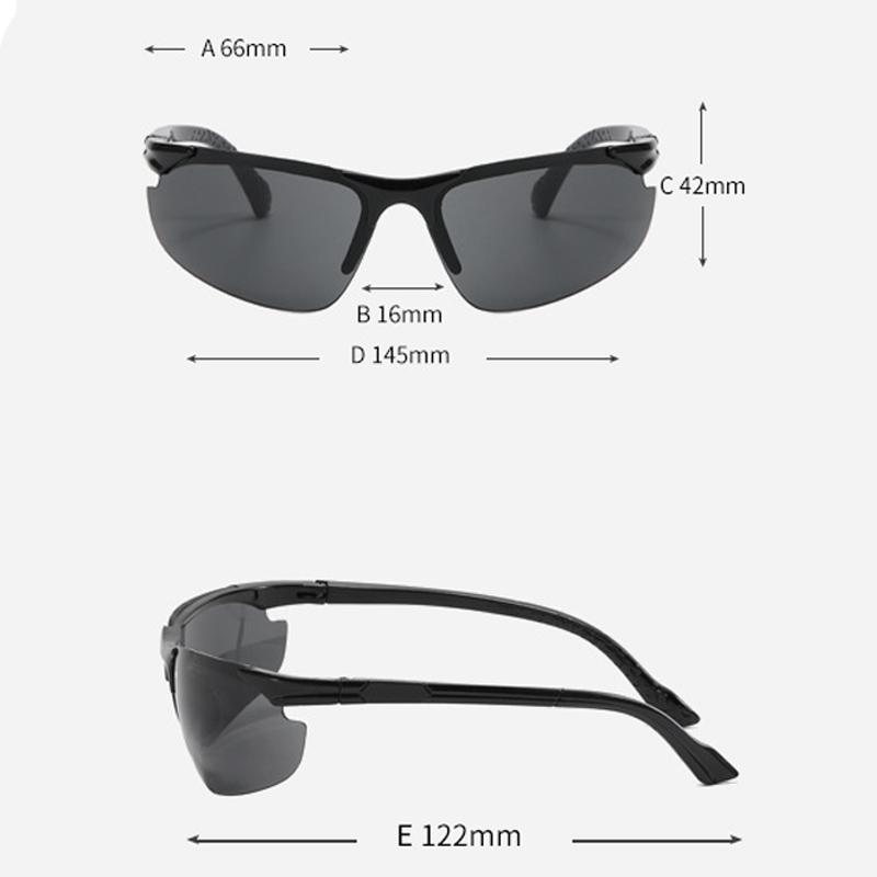 New Sunglasses Men's Fashionable Sun Protection Sunglasses Outdoor Cycling Sports Glasses Trendy Protective Glasses XSY0365