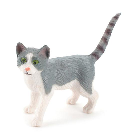 Animal Model Realistic Form Collectible Solid Simulation Cat Model Figure for Kids