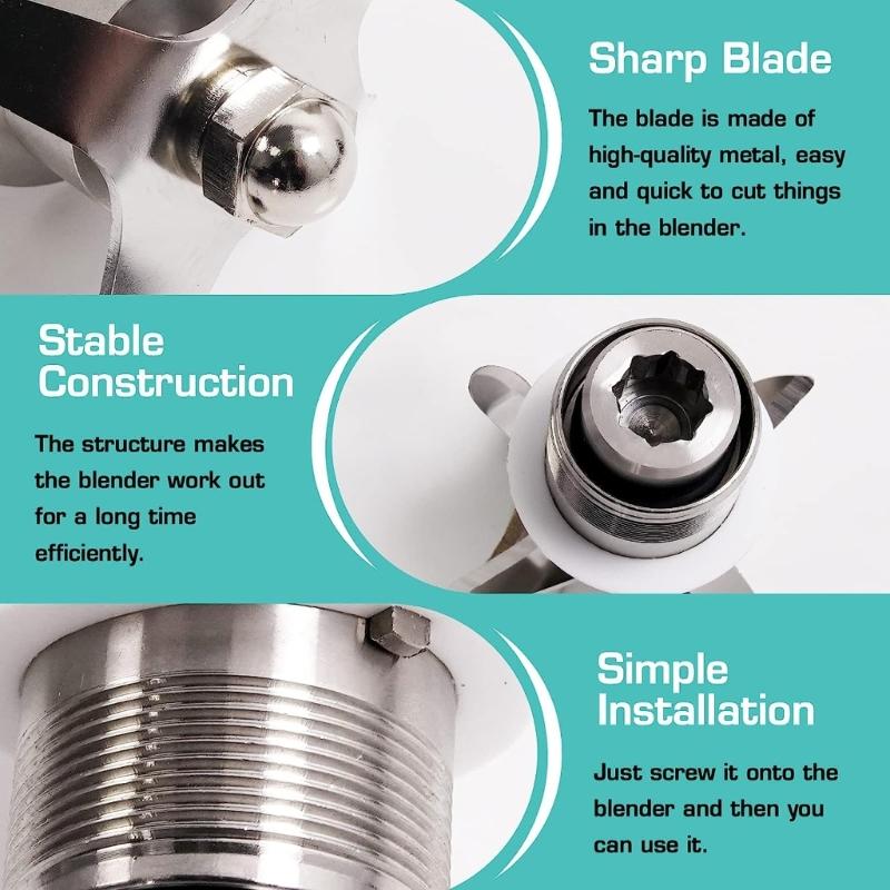 502977 Blade Cutting Assembly Blender Part for Waring CB10CT CB10D CB10DB CB10R CB10S CB10T CB10TB CB10TS CB15 Blenders