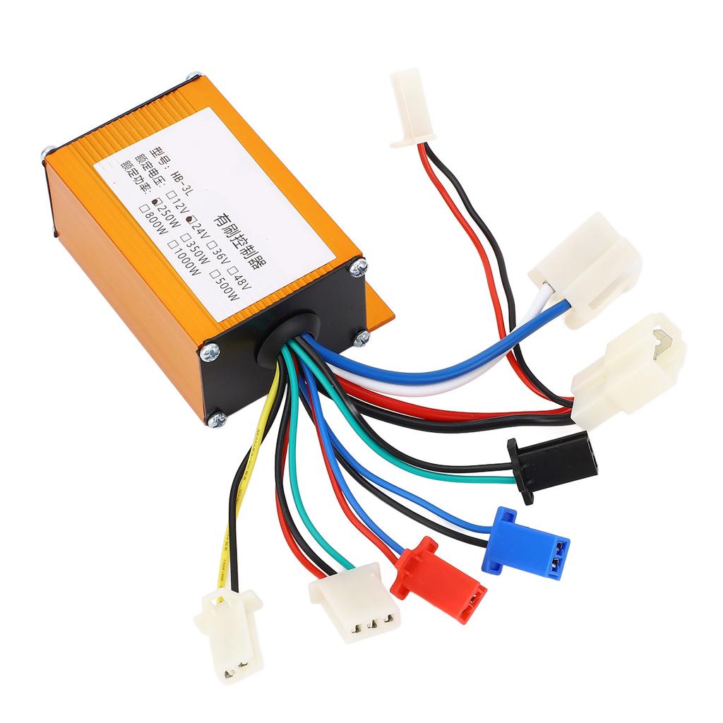 24V 250W Brush Motor Control Box Low Failure Aluminium Alloy Brush Motor Controller for Electrical
