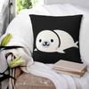 Cartoon animal child kids Cushion Cover Silky Short Plush Invisible Zipper Dustproof Sofa Pillow Case for Home Decor