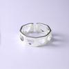 925 Sterling Silver Jewelry Simple Hollow Love Heart Finger Rings for Women Wedding Party Jewelry For Girls Friend Gift