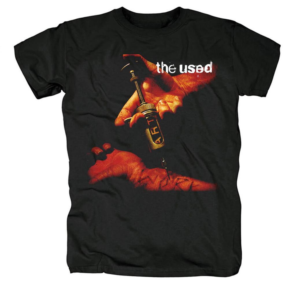 The Used band album RETRO T-shirt Black Unisex Cotton All Sizes Unisex T-Shirt XXXL