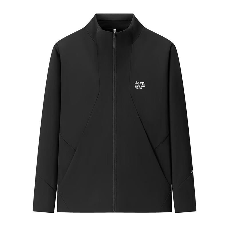 JEEP Unisex Outdoor Windbreaker Jacket P85GMWJC65 2XL чёрный
