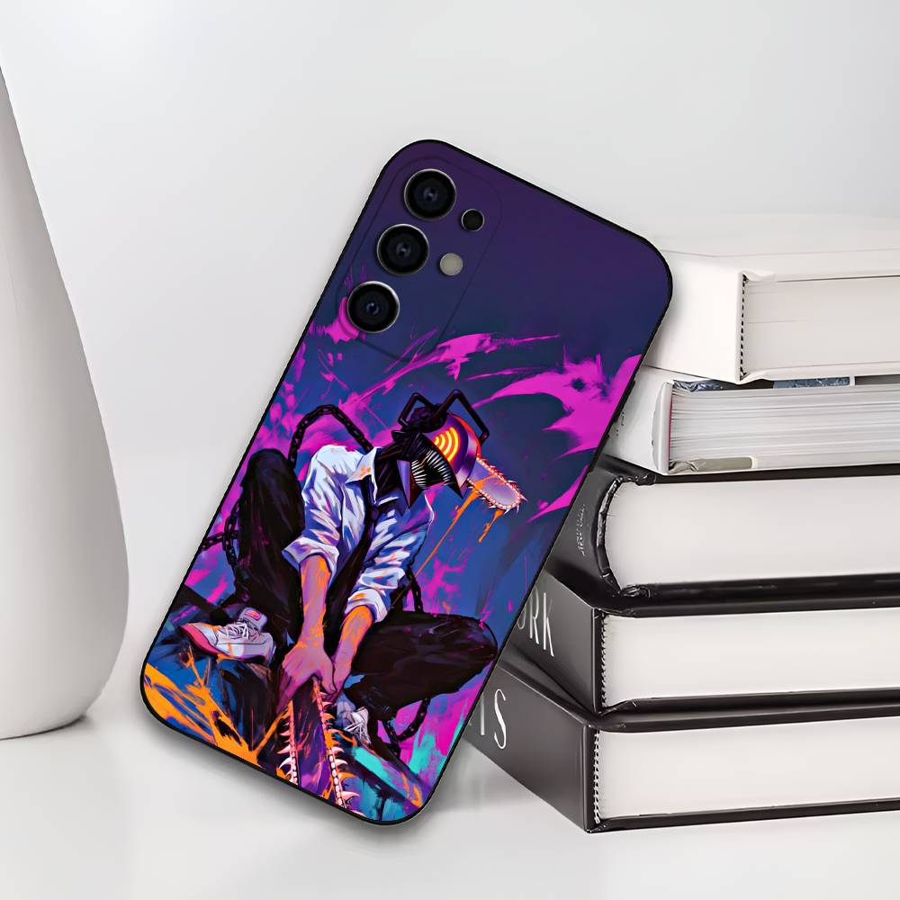 Custodia per Telefono Denji C-Chainsaw-man in Silicone Morbido Per Samsung S25,S24,S21,S22,S23,S30,Ultra,S20,Plus,Fe,Lite