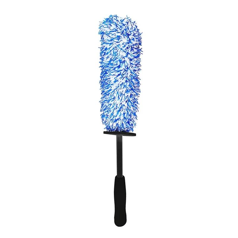 New Removable Ultra Soft Flat Microfiber Wheel Brush Thin Wheel Cleaning Brush Car Wash & Cleaning Supplies for Car Care Washing