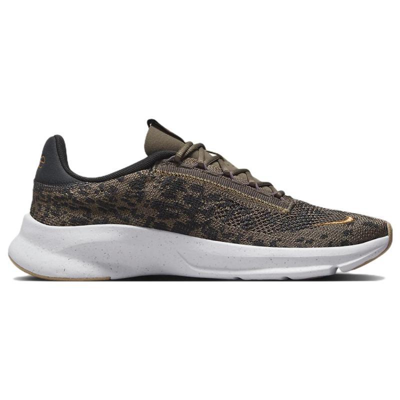Nike Tênis Feminino SuperRep Go 3 Next Nature Flyknit Premium 'Olive Grey Metallic Copper' DQ4679-001