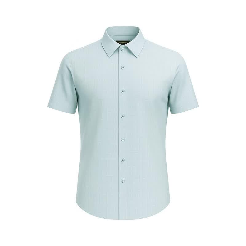 YOUNGOR Men's Business Comfort Short-Sleeve Shirt