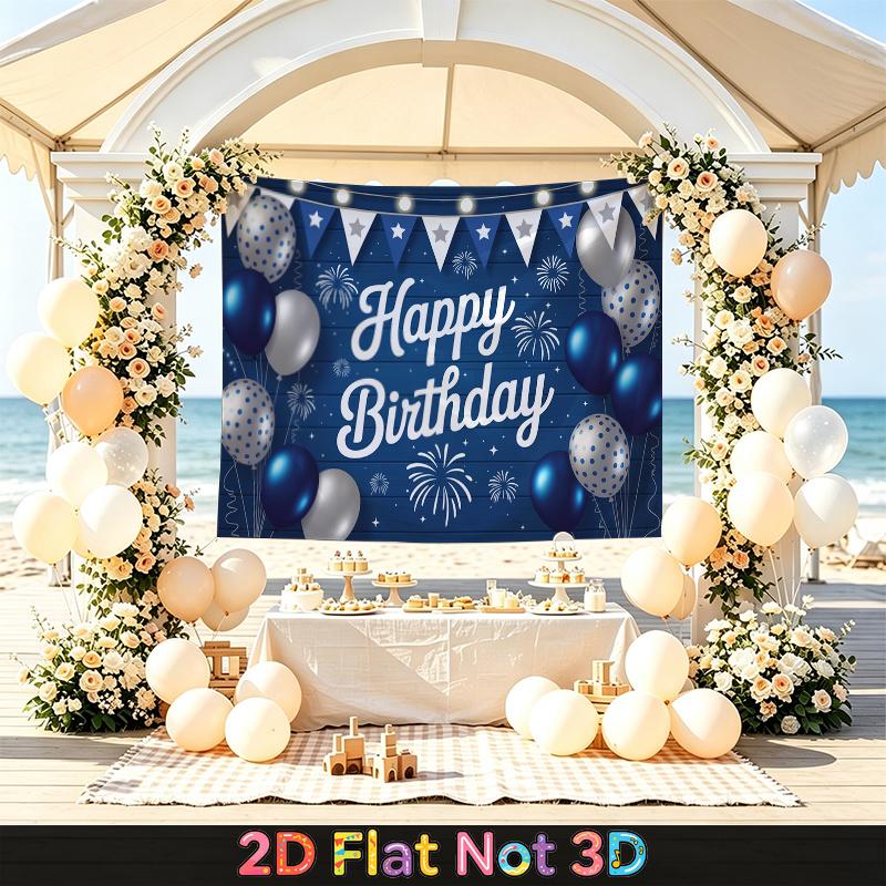 Photography Birthday Banner 1pc - Home Party Decor