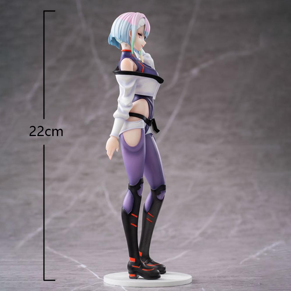 Anime Game Cyberpunk Rebecca Figure Standing Model Toy Collection Lucy Action Figure David figures Desk Decoration Birthday Gift