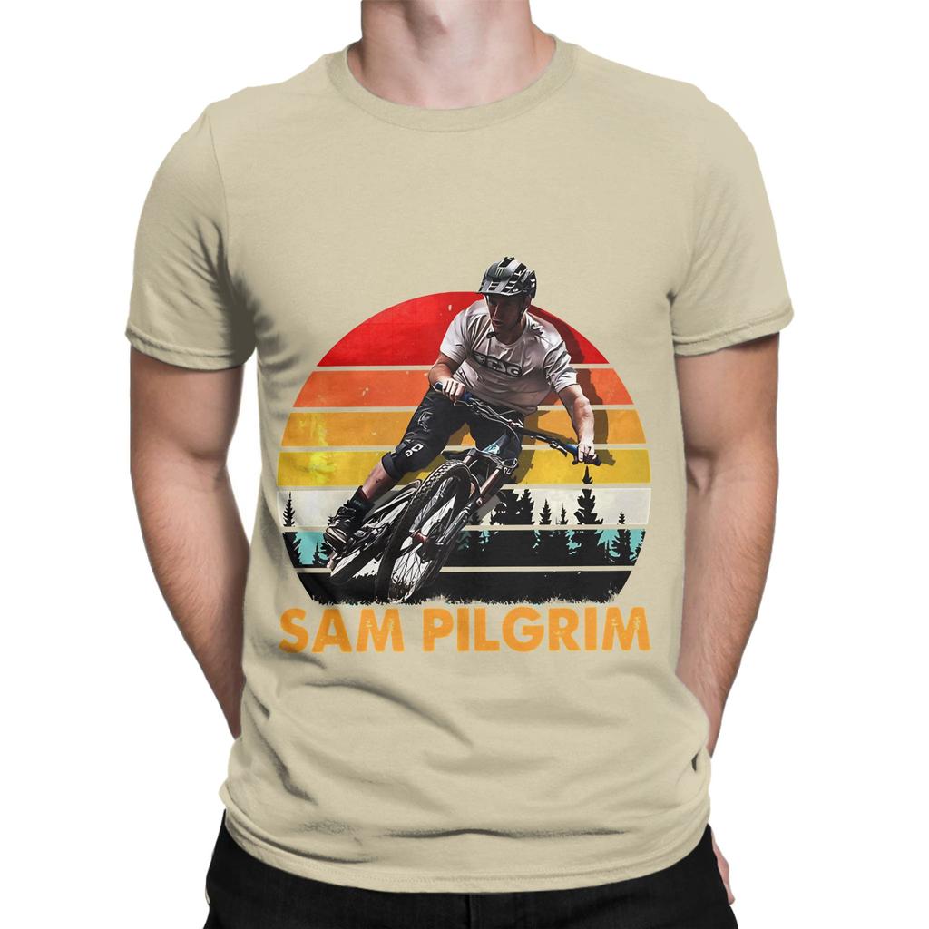 Sam Pilgrim Red Graphic 100 Cotton TShirt Sam Pilgrim Tees Tops For Unisex